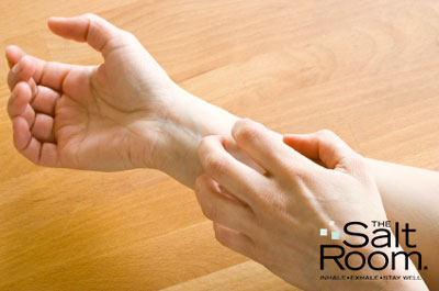 salt room therapy helps dermatitis